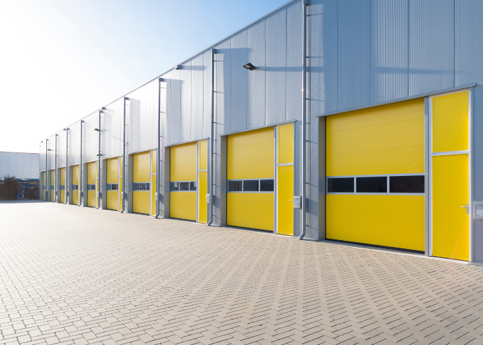 Warehouse storage aisles