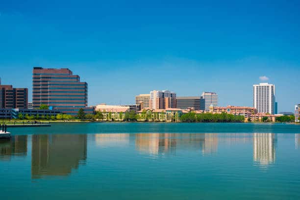 Irving, Texas skyline and logistics corridor